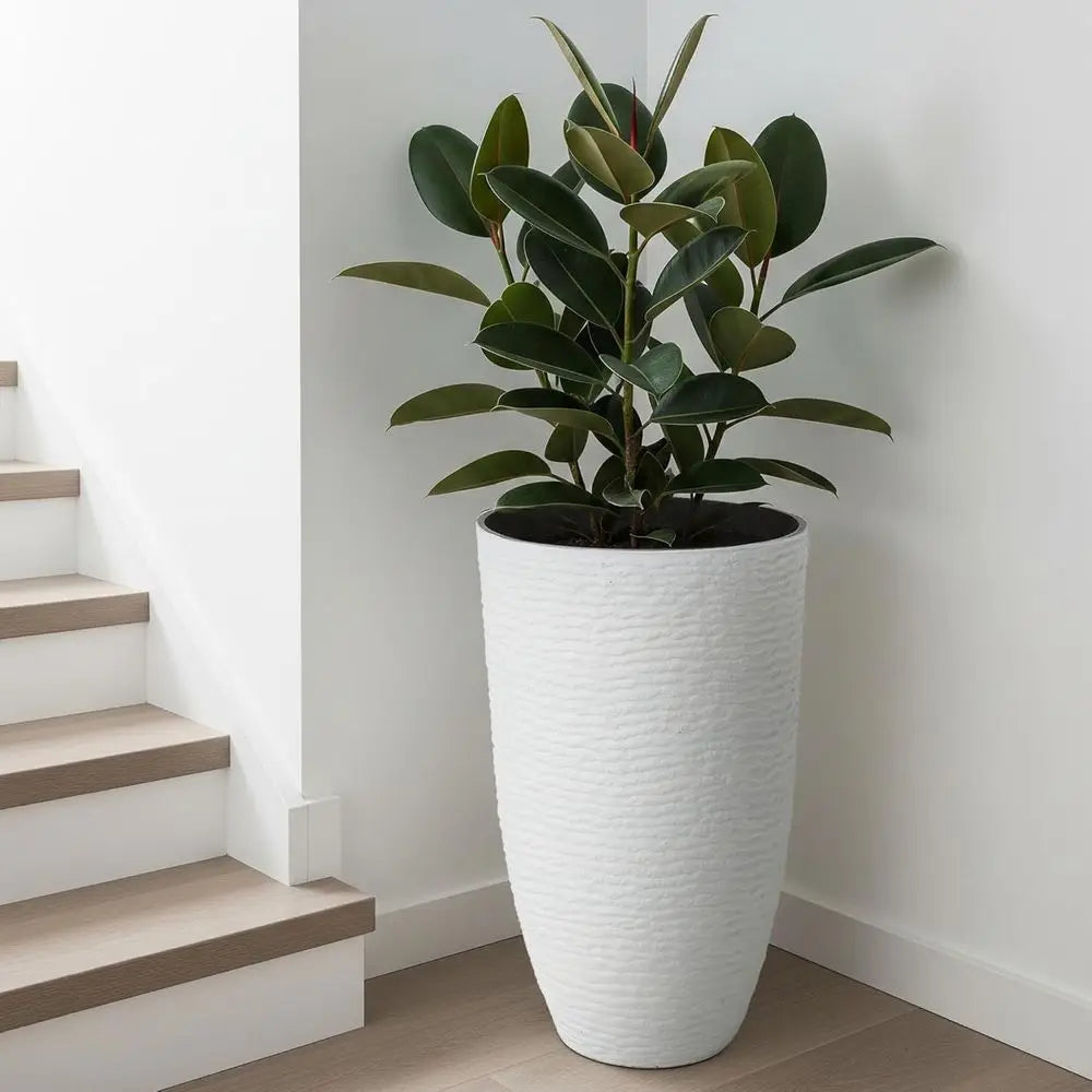 Outdoor Resin Planter Set – 21 Inch (2 Piece)