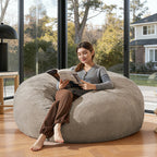 CloudNest 6-Foot Memory Foam Bean Bag Chair