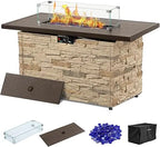 Stonecrest Outdoor Propane Fire Pit Table