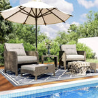 Haven Ridge Savannah 5-Piece Wicker Patio Conversation Set