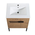 24 Inch Bathroom Vanity With Sink, Freestanding Bathroom Vanity or Floating is Optional Conversion24*18