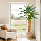 Tropical Haven Faux Banana Tree