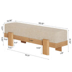 Hearthstone Upholstered Entryway Bench