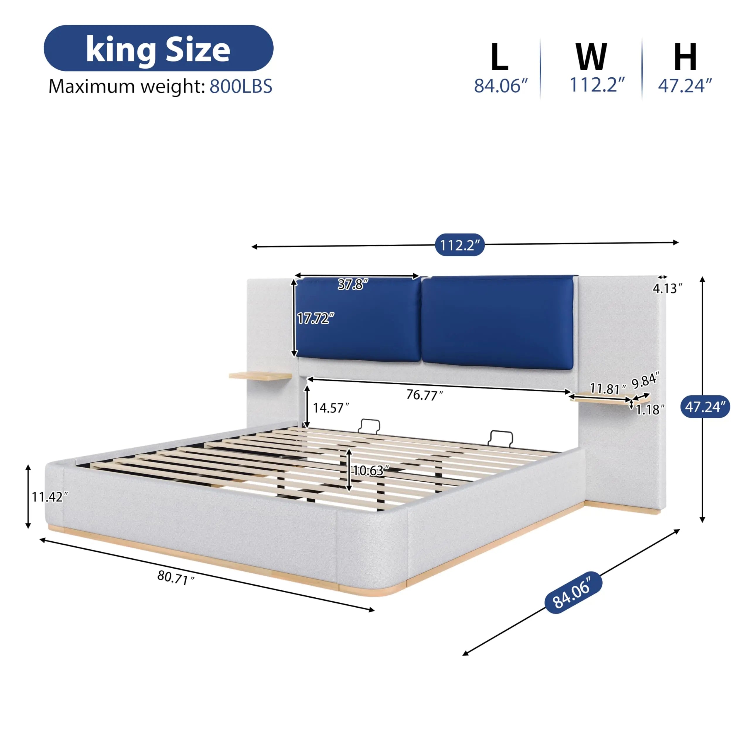 Haven Ridge Upholstered Platform Bed