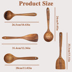 Heritage Wooden Kitchen Utensil Set