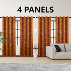 LunaShield Blackout Thermal Foil Grommet Curtain Panels – 4 Piece Set