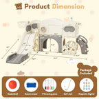 All-in-1 Toddler Slide & Activity Playset