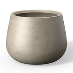 Curva Round Modern Planter with Drainage Plug