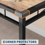 Dining Table & Upholstered Chair Set