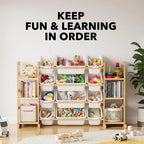 Little Haven Toy Storage & Bookcase