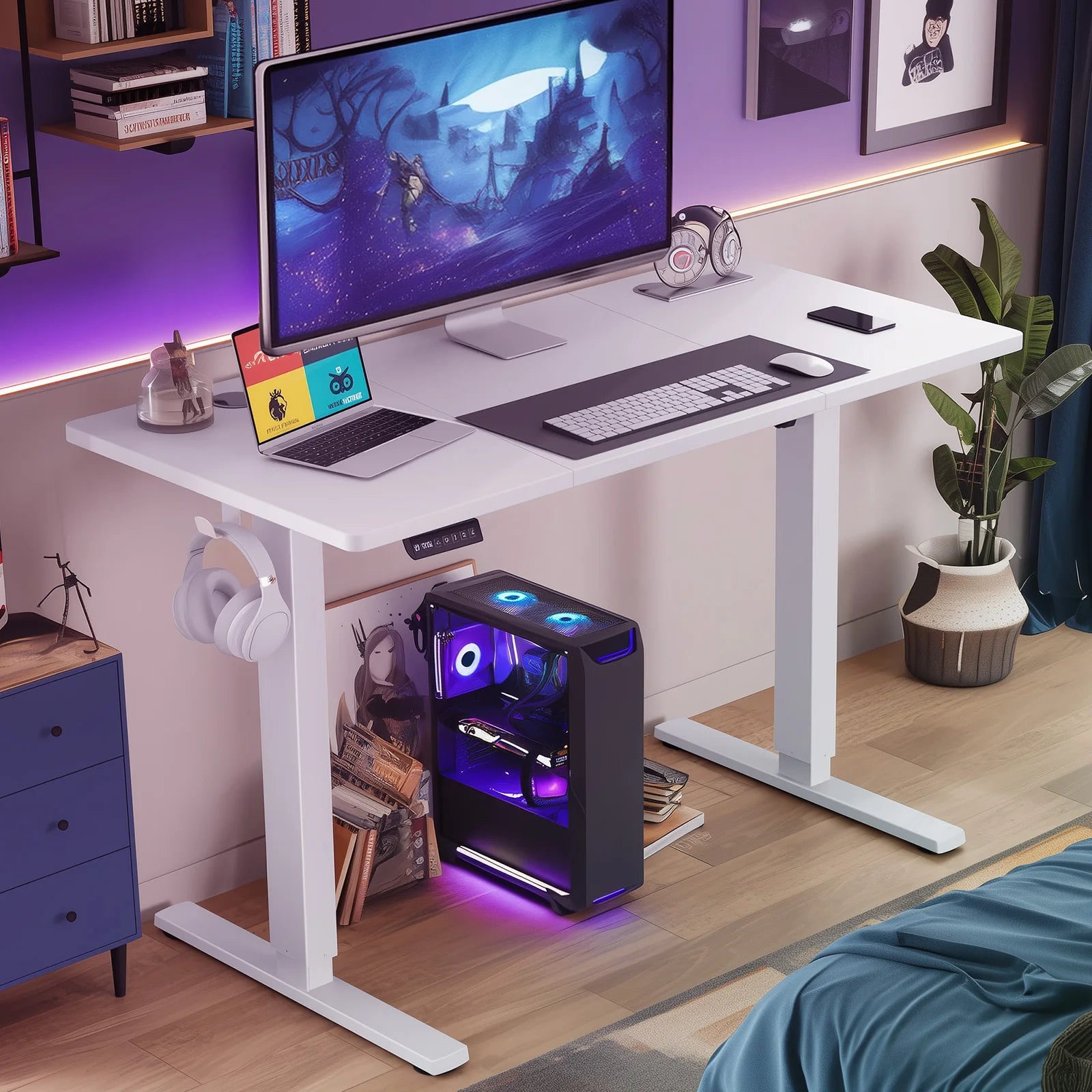 Summit Elevate 63" Electric Standing Desk with Memory Presets