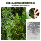 Evergreen Haven Cedar Topiary Tree Set
