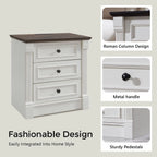Roman Column Nightstand Set