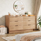Haven Ridge Farmhouse 6-Drawer Dresser & TV Stand Console – 52.5 Inch