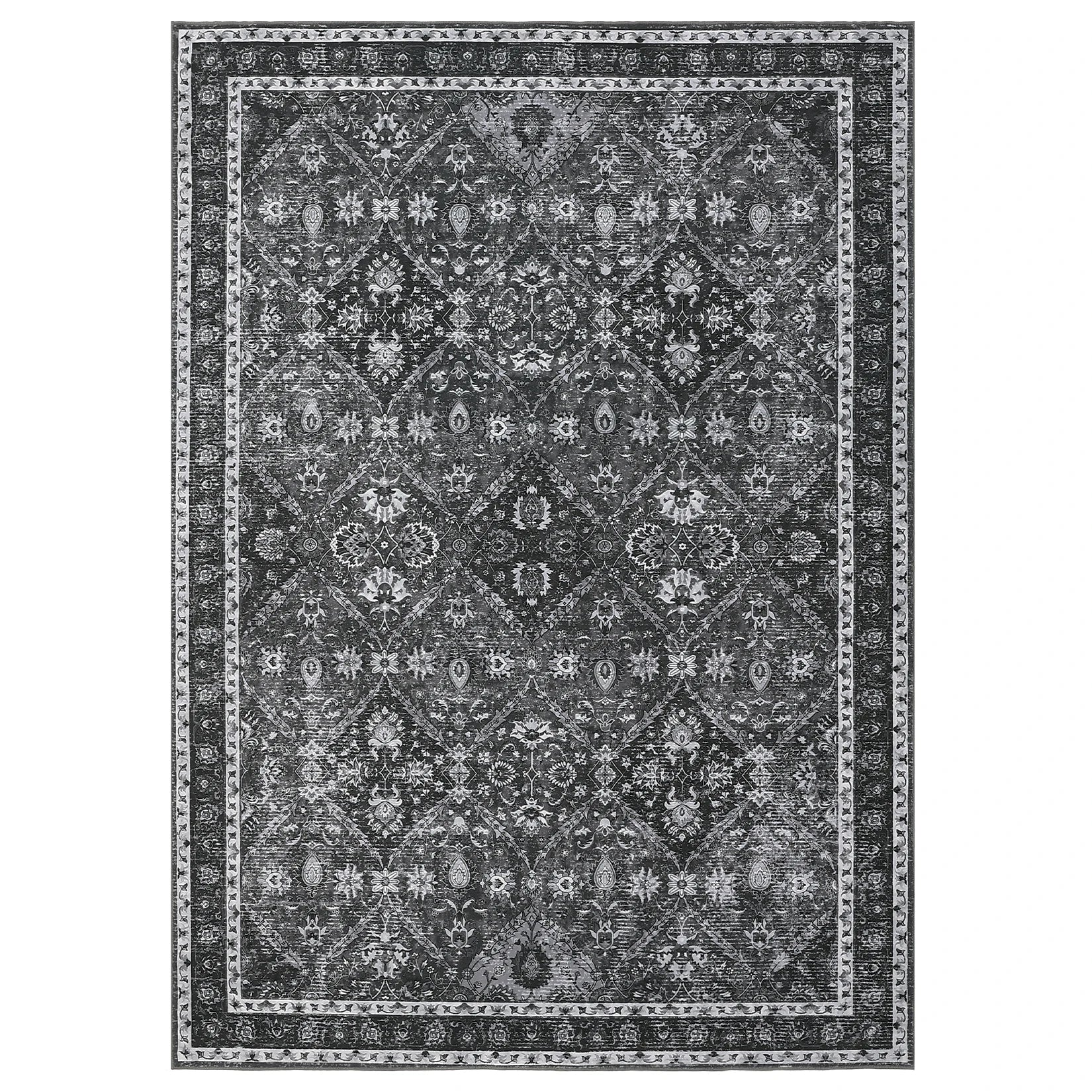 Haven Ridge Moroccan Trellis Washable Area Rug