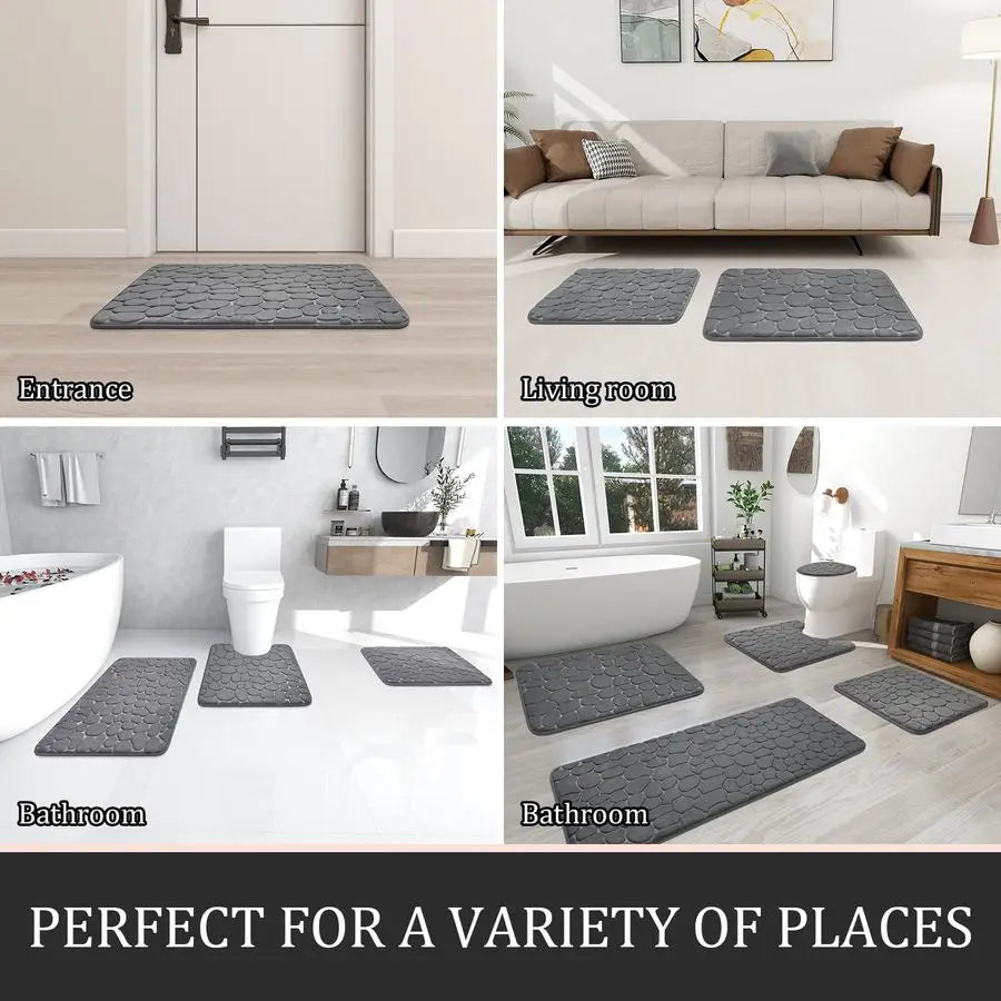 Serenity Cloud Memory Foam Bath Mat Collection