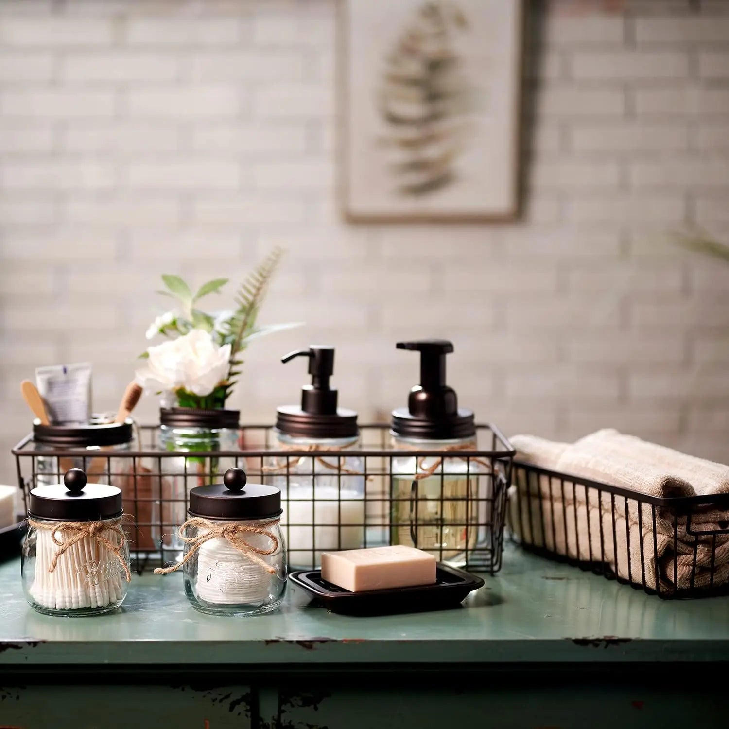 Heritage Ridge Farmhouse Bathroom Accessory Set