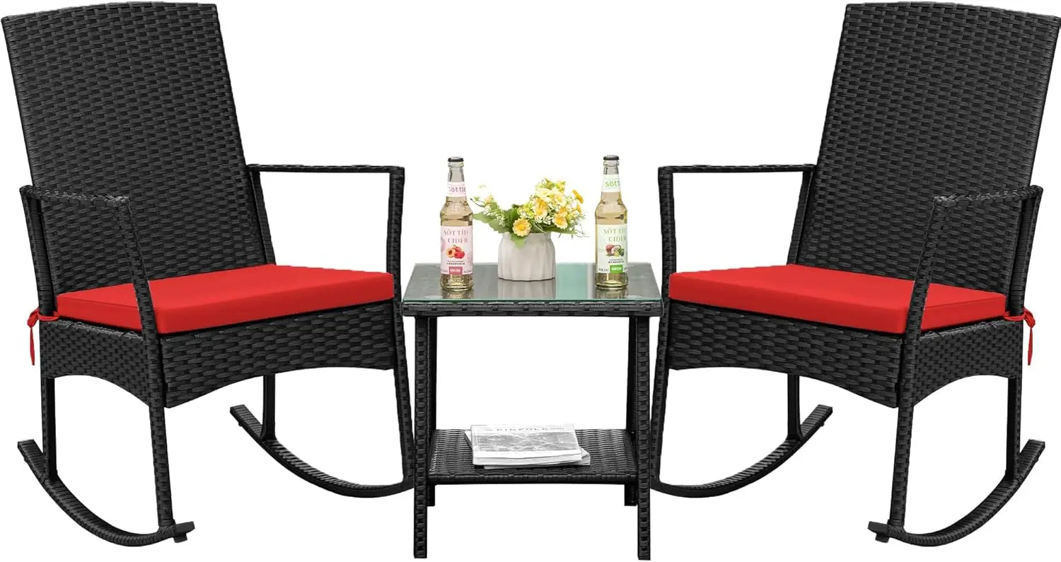 Harbor Ridge Outdoor Rocking Chair Set