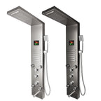 Shower Panel Tower with Digital Display, Rainfall, Mist & Body Jets