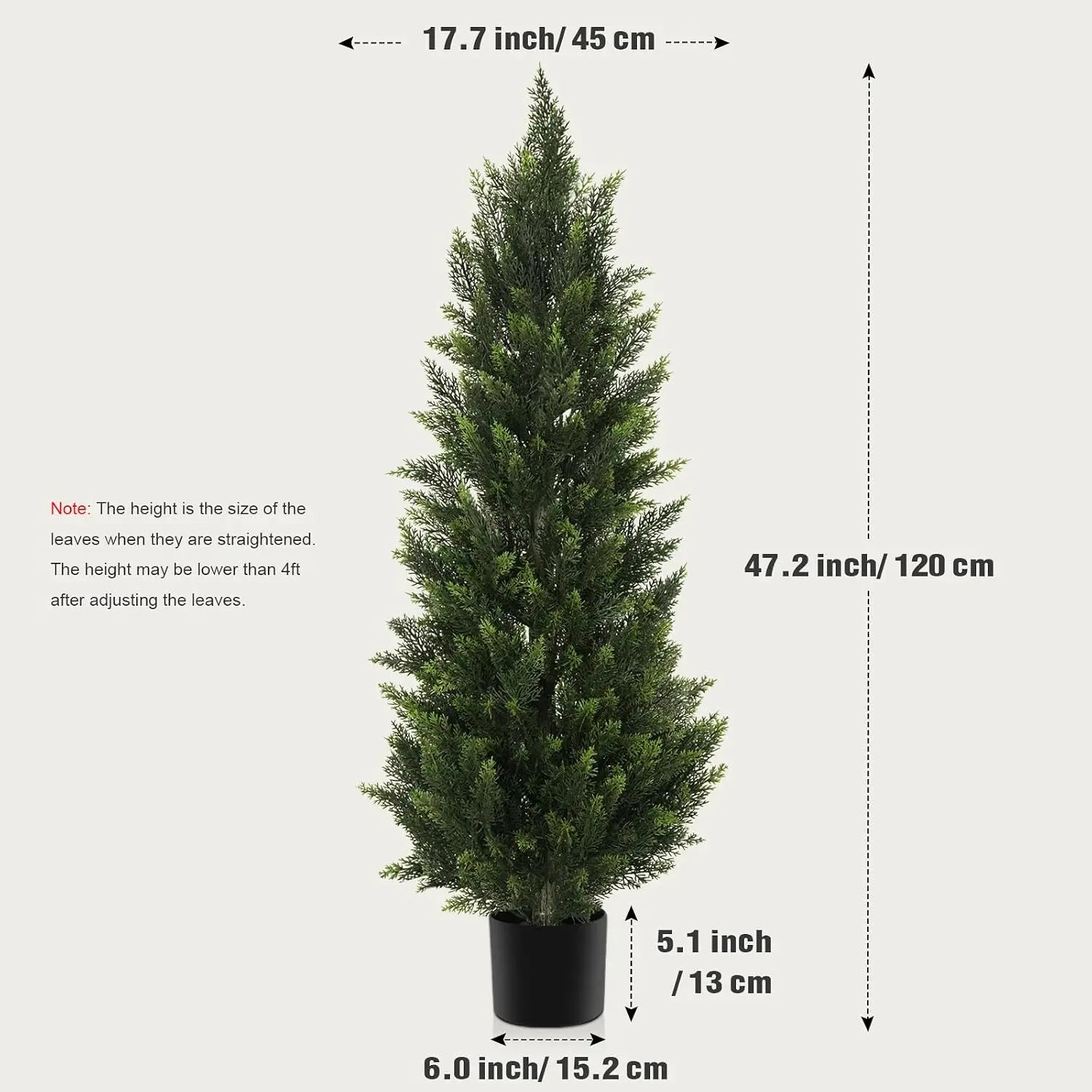 Evergreen Cedar Faux Topiary Tree