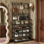 EntryEase Multi-Tier Entryway Shoe Rack & Storage Organizer