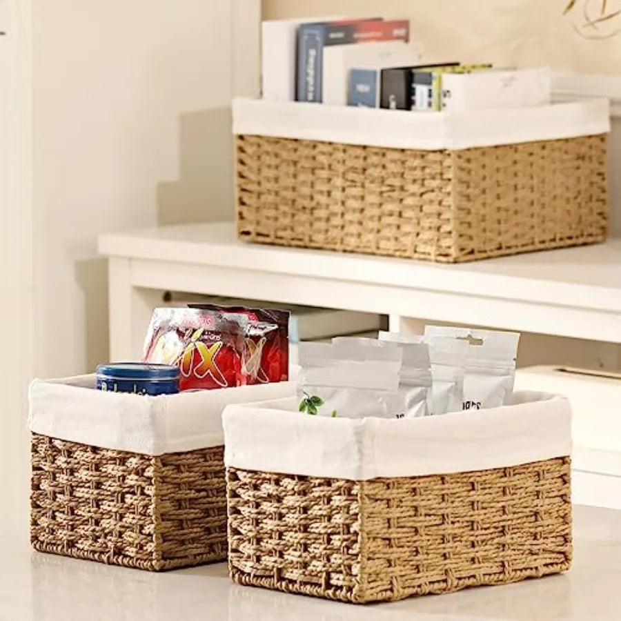 Willow Haven Woven Storage Basket Collection – Set of 3