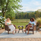 Haven Ridge Lane 2-Piece Wicker Patio Conversation Set