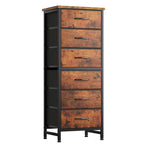 HavenNest Slim 6-Drawer Fabric Storage Dresser