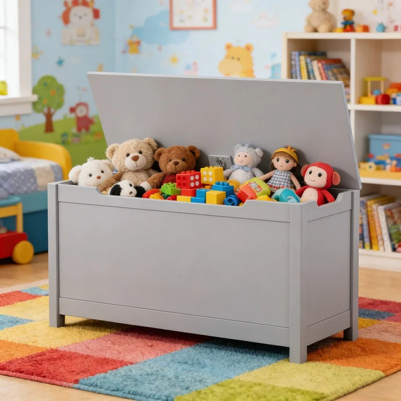 Little Haven Wooden Toy Box