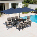 Sandstone Harbor 10-Piece Outdoor Dining Collection