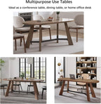 Heritage Oval Farmhouse Dining Table – Seats 6 to 8