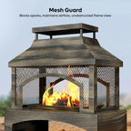 Fireside Haven Outdoor Wood-Burning Chiminea