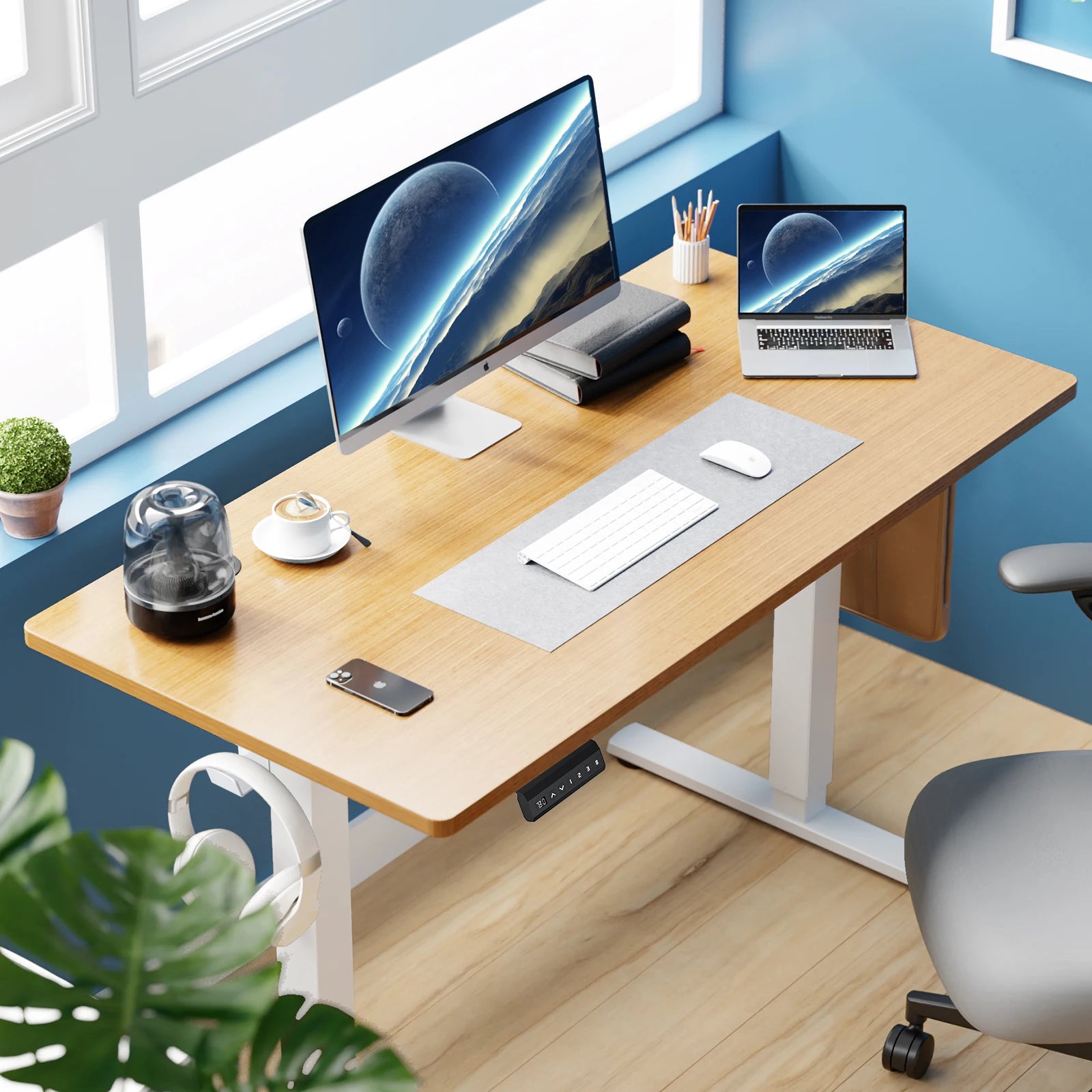 Summit Elevate 40" Electric Standing Desk with Memory Presets