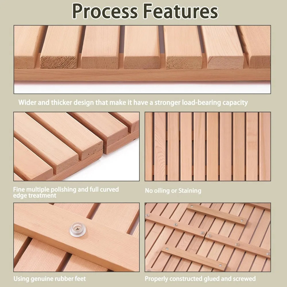 Serenity Cedar Spa Bath Mat