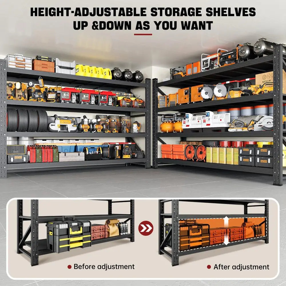 Haven Ridge Pro Heavy-Duty Garage Storage Shelving – 5000 lb Capacity