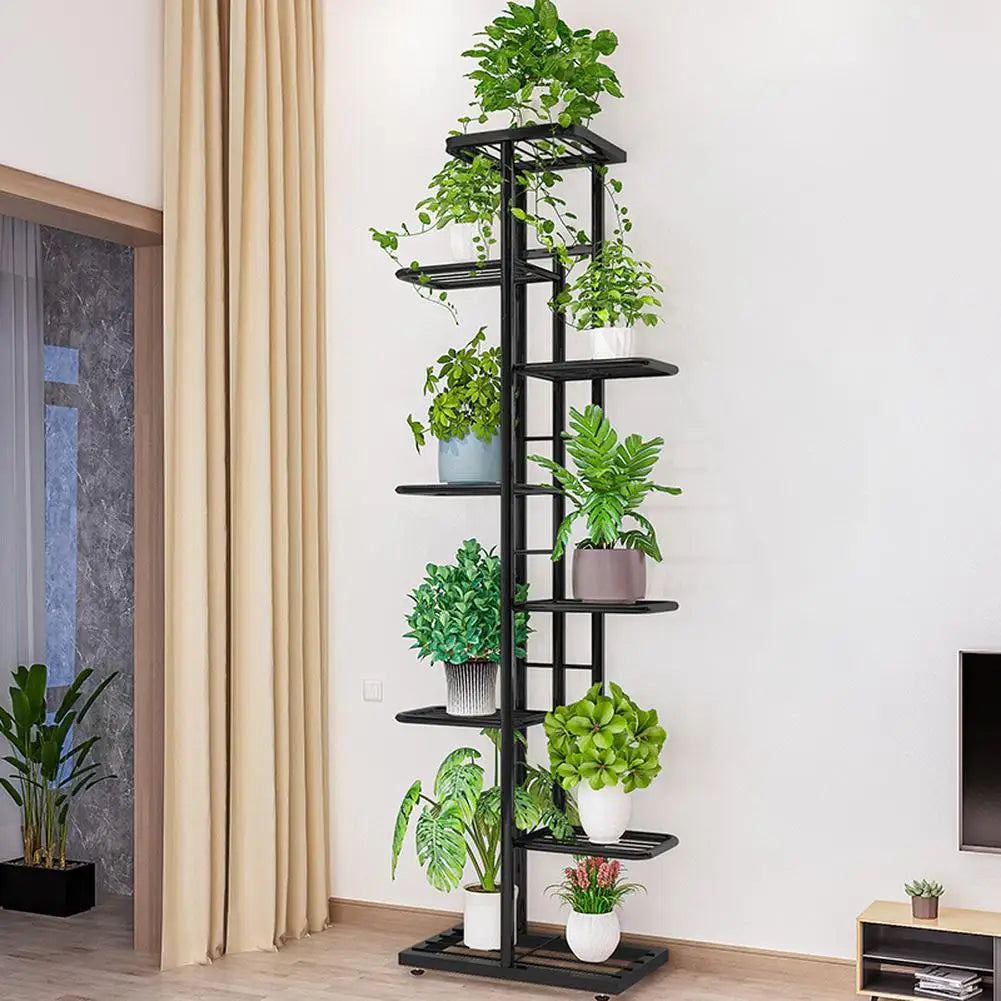 Haven Ridge 8-Tier Metal Plant Stand & Flower Display Rack