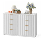 Fluted 8-Drawer Modern Dresser