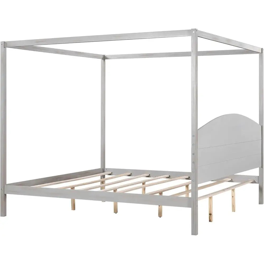 Willow Creek King Canopy Bed Frame