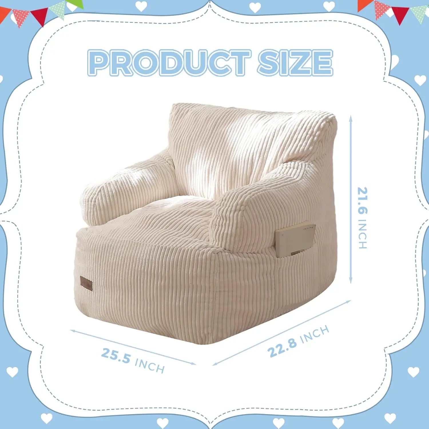 Cozy Cub Kids Bean Bag Chair