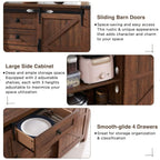 Timber Creek Farmhouse Sideboard Buffet Cabinet