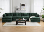 Cloudcrest U-Shaped Modular Sectional Sofa with Ottoman