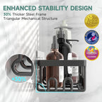 HavenHarbor 6-Piece Adhesive Shower Caddy Organizer Set
