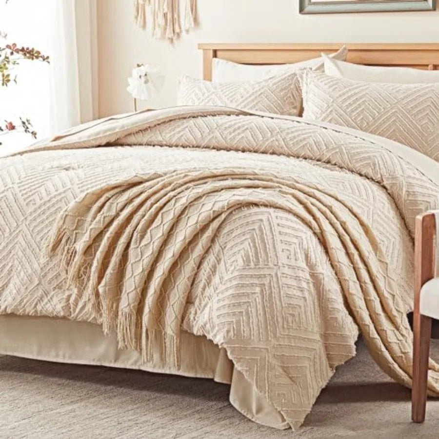 Haven Ridge Willow 7-Piece Tufted Boho Comforter Set
