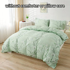 Plum Blossom Haven 3-Piece Duvet Cover Set