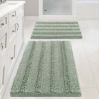 Sage Haven Chenille Bath Rug Set