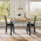 Dining Table & Upholstered Chair Set