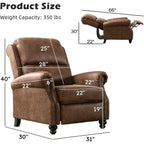 Refined Leather Recliner Chair