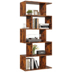 Haven Ridge GeoCraft S-Shaped Bookcase – 5 Tier