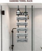Heritage Over-the-Door Towel Storage Rack – 6 Tier