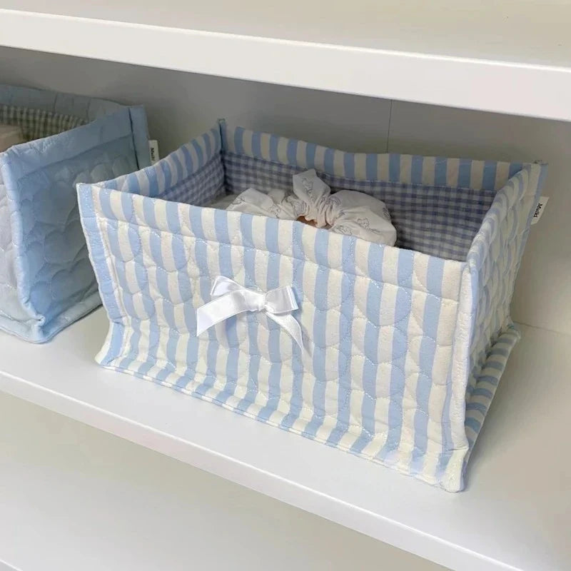 Kawaii Cottagecore Fabric Storage Box
